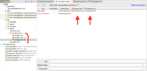 Android Studio language translation