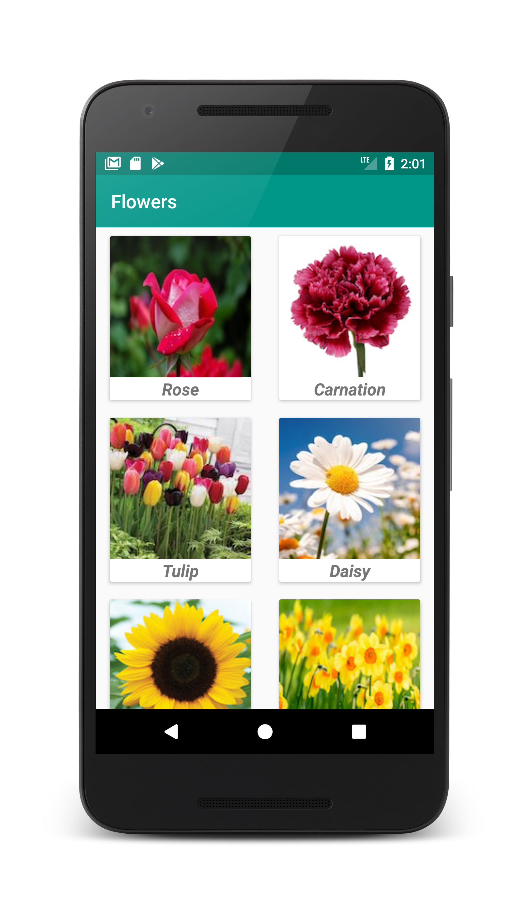 Android CardView Example With Gridlayout - Coding Demos
