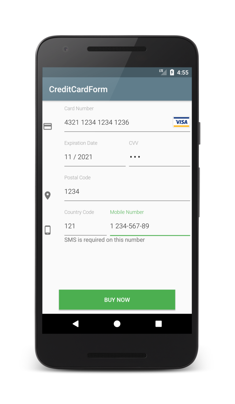 Android Credit Card Form Tutorial - Coding Demos