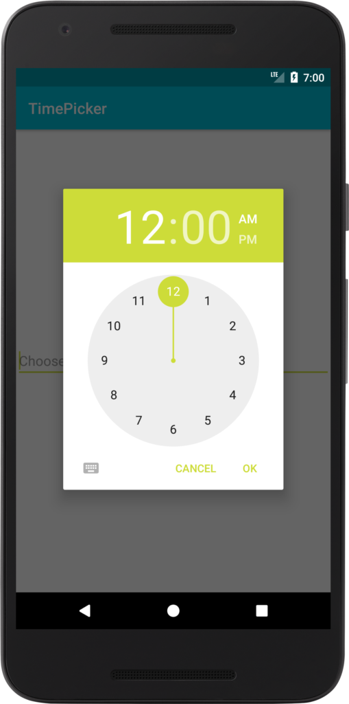 timed intent android studio